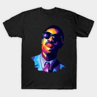 Stevie Wonder Pop Art T-Shirt